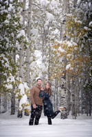 M&G Snowy Engagement Session